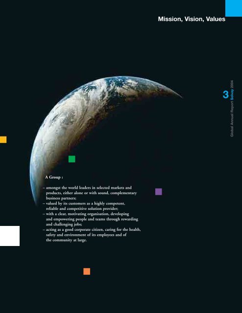 Sales breakdown 2004 - Solvay