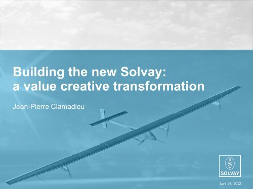 Operational excellence - Solvay