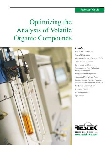 Optimizing the Analysis of Volatile Organic Compounds