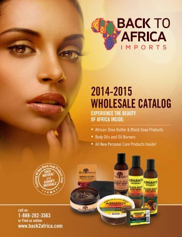 BACK TO AFRICA IMPORTS 2014-2015 WHOLESALE CATALOG
