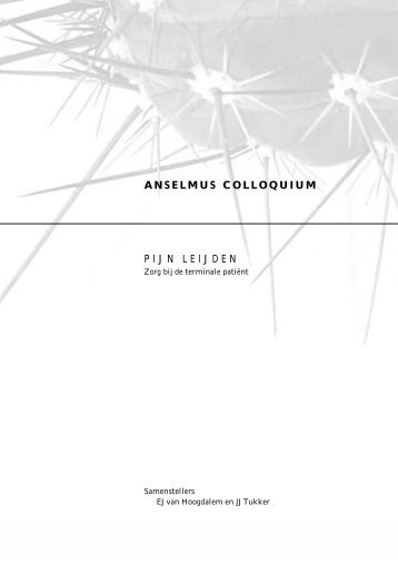 17199 Anselmus brochure - Anselmus Colloquium