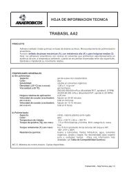 TRABASIL AA2 - AnaerÃ³bicos