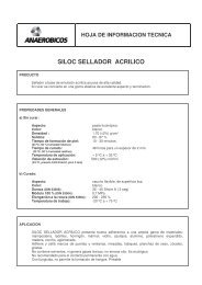 Siloc sellador acrilico-TDS-01 - AnaerÃ³bicos