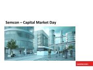 Presentation Capital Market Day May 2013 - Semcon