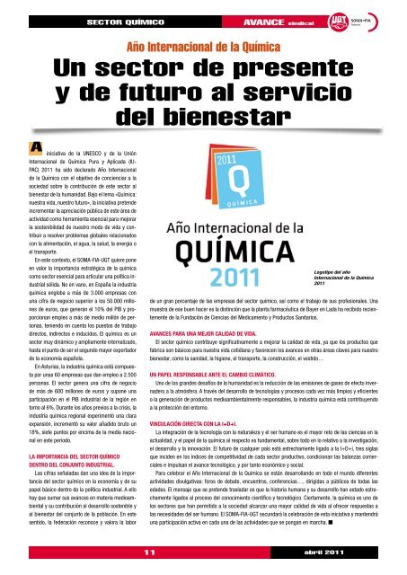 NÂº 14 de la revista AVANCE Sindical - SOMA FITAG-UGT