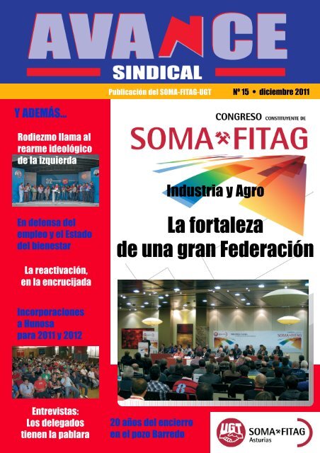 NÂº 15 de la revista AVANCE Sindical - SOMA FITAG-UGT