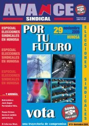 NÂº 9 de la revista AVANCE Sindical - SOMA FITAG-UGT - Asturias