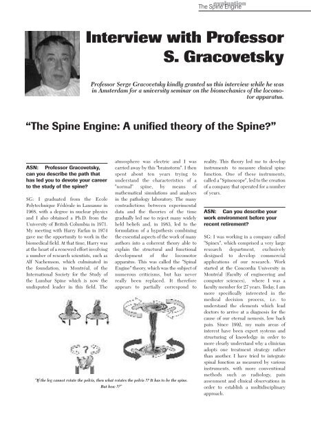 The Spine Engine - Alexander Technique Running