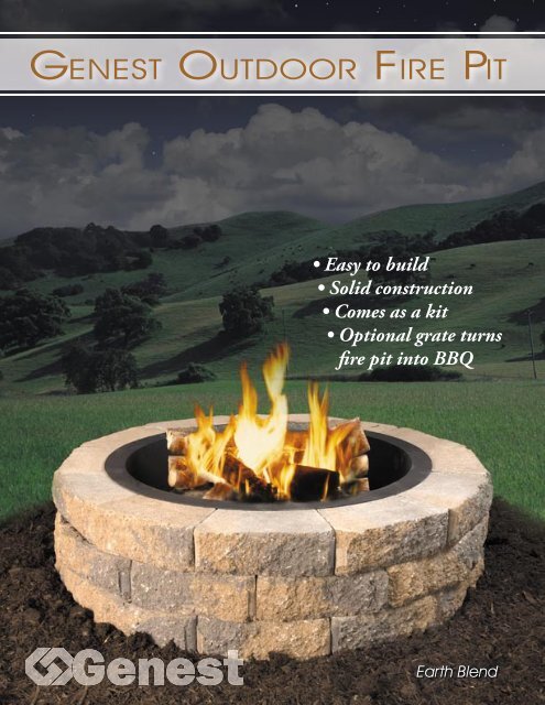 Genest Outdoor Fire Pit Genest Concrete
