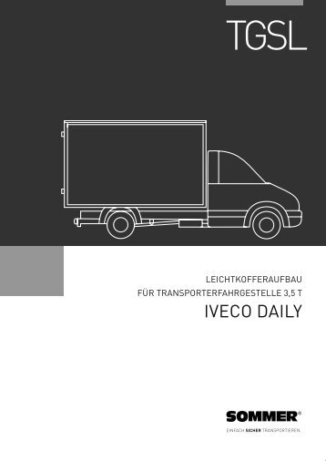 TGSL Iveco Daily Datenblatt - Sommer Fahrzeugbau GmbH & Co. KG