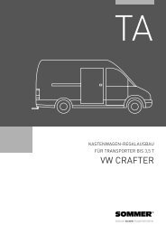 vw crAFTer - Sommer Fahrzeugbau GmbH & Co. KG