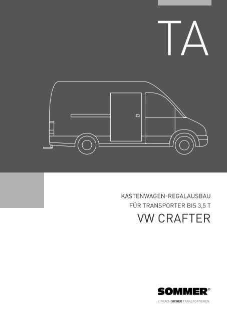 vw crAFTer - Sommer Fahrzeugbau GmbH & Co. KG