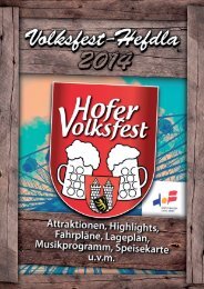 Des Volksfest-Hefdla