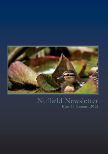 Newsletter Issue 11 - Nuffield College