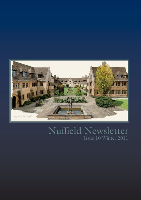 Winter 2011 - Nuffield College - University of Oxford