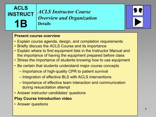 ACLS Instructor Faculty Guide - Ochsner.org