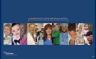 OCHSNER HEALTH SYSTEM 2008 ANNUAL REPORT - Ochsner.org