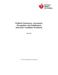 PEARS Instructor Candidate Workbook - Ochsner.org