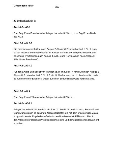 Allgemeine Verwaltungsvorschrift zum Waffengesetz