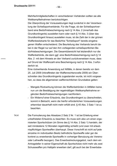 Allgemeine Verwaltungsvorschrift zum Waffengesetz