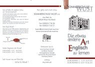 Flyer - Sommerschule Wust