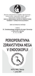 Program strokovnega sreÄanja - perioperativna zdravstvena nega