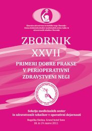 zbornik - perioperativna zdravstvena nega