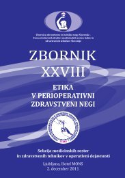 Zbornik XXVIII - perioperativna zdravstvena nega