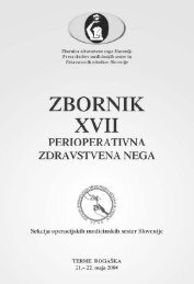 kakovost Å¾ivljenja operacijskih medicinskih sester - perioperativna ...