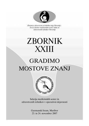 kliniÄna pot za endoprotezo kolka - perioperativna zdravstvena nega