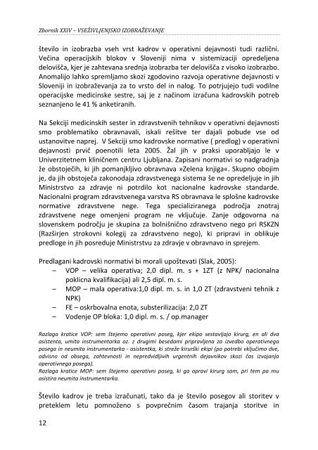 ZBORNIK XXIV - perioperativna zdravstvena nega