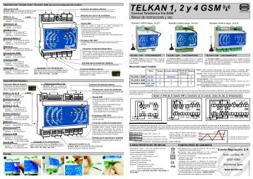 TELKAN 1, 2 y 4 GSM - Sonder