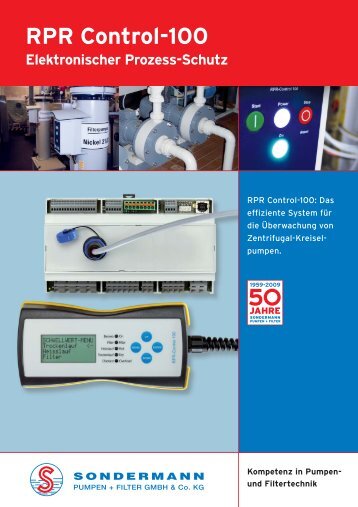 RPR-Control-Info - SONDERMANN Pumpen + Filter GmbH & Co. KG