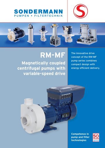 RM-MF Info - SONDERMANN Pumpen + Filter GmbH & Co. KG