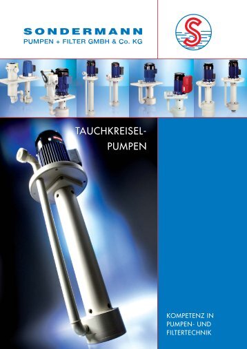 pumpen - SONDERMANN Pumpen + Filter GmbH & Co. KG