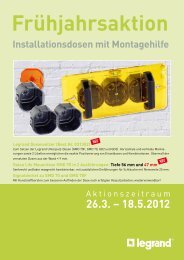 Installationsdosen mit Montagehilfe