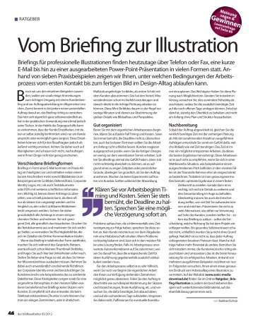 Vom Briefing zur Illustration - Sonic Media