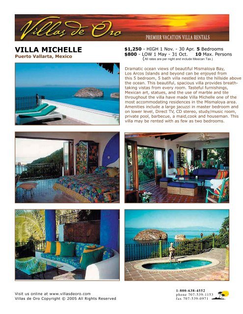 VILLA MICHELLE - Sonic.net