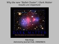 Why the new “Bullet Cluster” / Dark Matter results are ... - Sonic.net
