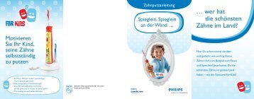Zahnputzanleitung (.pdf) - Sonicare.com - Sonicare