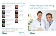 Philips Sonicare Continuing Education Seminars - Sonicare.com ...