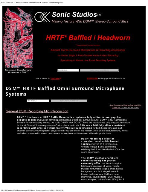 sonic stereo systems