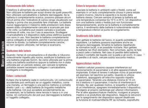 Manuale D'USO - Sonim Technologies