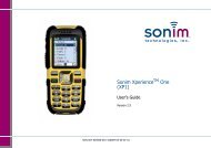 Sonim Xperience One (XP1) - Sonim Technologies