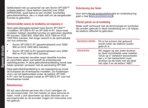 Nederlands - Sonim Technologies