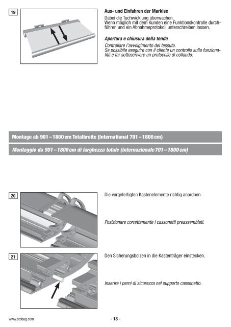 RESOBOX BX8000 Montageanleitung Istruzioni ... - Sonnen-koenig.at