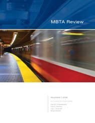 MBTA Review - November 1, 2009