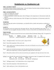 Lab-Endo/Exothermic