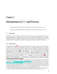 Introduction to C++ and Fortran