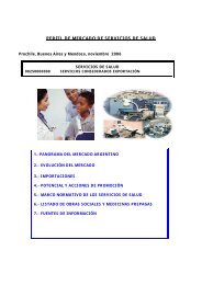 PERFIL DE MERCADO DE SERVICIOS DE SALUD - Chile como ...